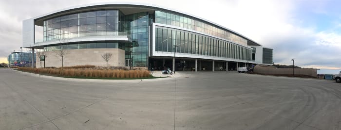 Northwestern's 2-year-old, $260 million football facility has beautiful views of Lake Michigan
